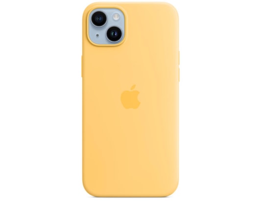 Coque Silicone MagSafe iPhone14 Plus - Jaune