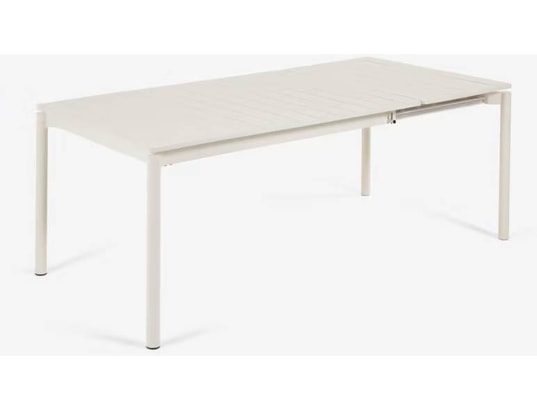 Table extensible Zaltana 140-200cm blanc
