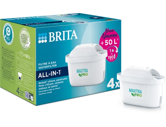 Pack 4 filtres à eau MAXTRA PRO- AIO