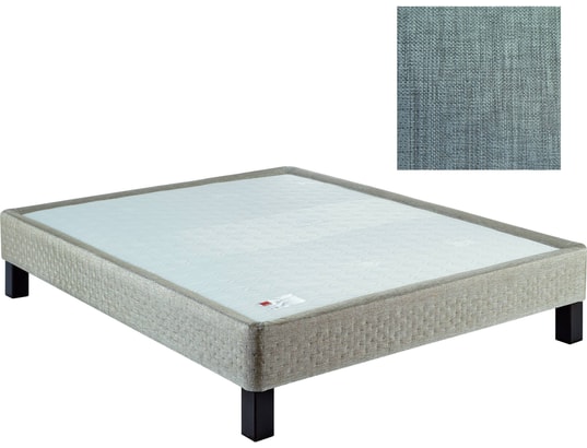 Celeste tramé argenté 3 cotés cuvette 0920