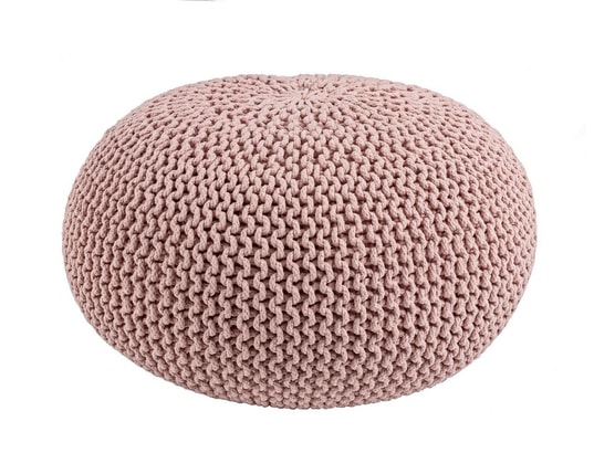 Pouf Tressé Blush Diamètre 80cm