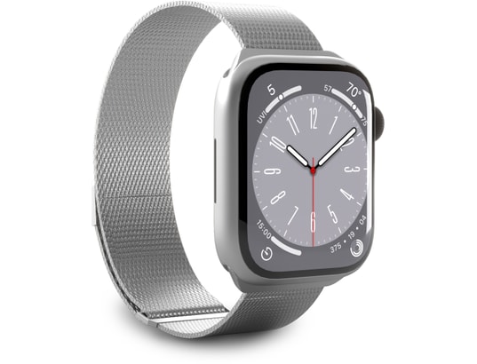 PURO band Apple Watch Argent- boîtier 38-40-41 mm