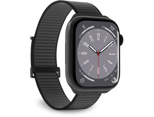 nylon App Watch Noir- boîtier 38-40-41mm