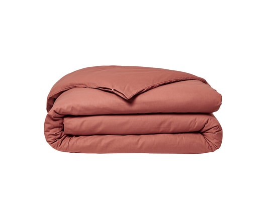 Essential 240x260cm terracotta coton 57F