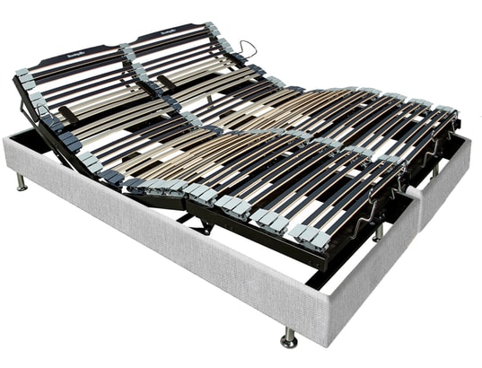 DunloDetente 2x80x200cm bellini gris perle