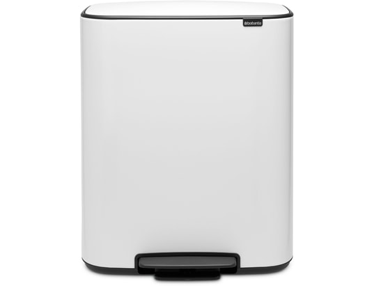 Poubelle à pédale Bo, 60 L - White
