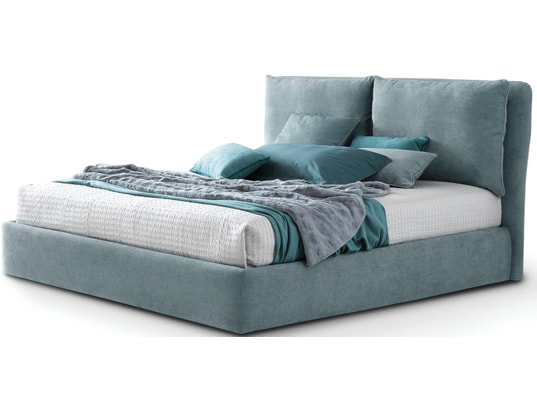 Noa 160x200 tissu Bride 14 bleu clair