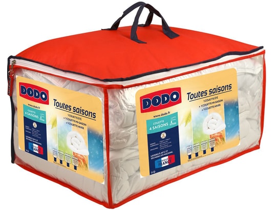 4 saisons unie blanc 240x220cm