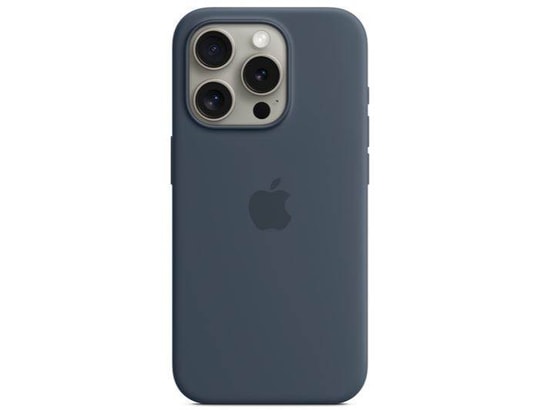 Silicone MagSafe iPhone15 Pro - Bleu foncé