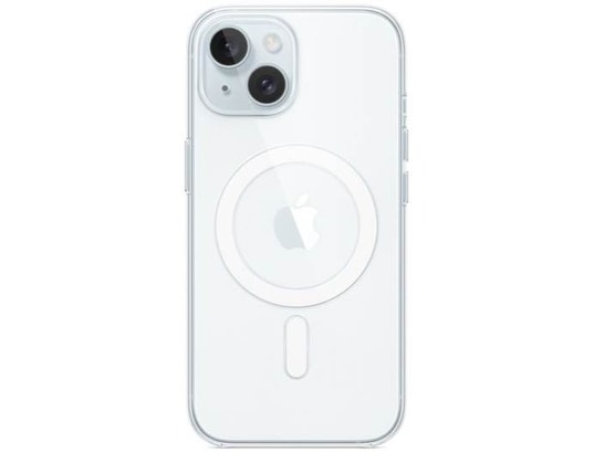 Coque transparente avec MagSafe pour iPhone 15