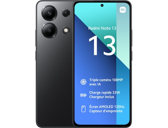 Redmi Note 13 4G 256 Go Noir