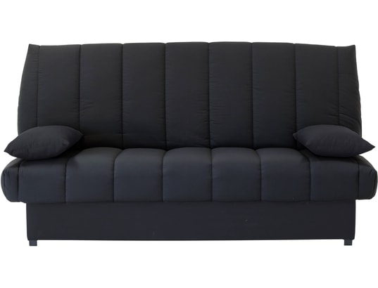 Lilly clic clac 125cm noir matelas 20 kg