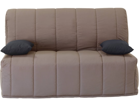 Lilly BZ 140cm Taupe matelas 20 kg