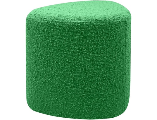 Pouf Eve bouclette vert