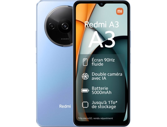 Redmi A3 128 Go Bleu