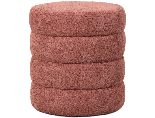 Pouf Fino vieux rose