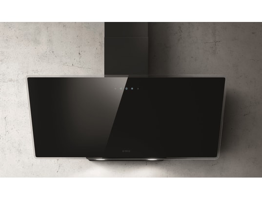 SHIRE BK/A/90 Inclinée Verre Noire 90 cm