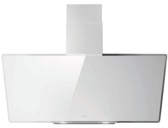 SHIRE WH/A/90 Inclinée Verre Blanc 90 cm