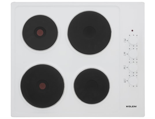 Glem GTL640WH - Table de cuisson �lectrique