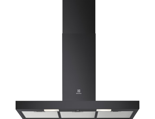 Hotte d&eacute;corative murale 90cm 600m&sup3;/h noir - EFT39K - ELECTROLUX