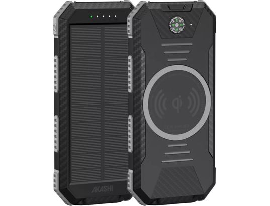 Solar Power Bank with Wireless Charger 10000mAh