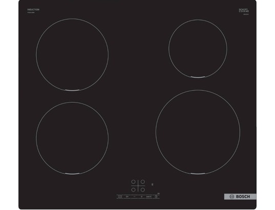 Table à induction Bosch PUE611BB5E - Série 4 - 59,2 x 5,1 x 52,2 cm
