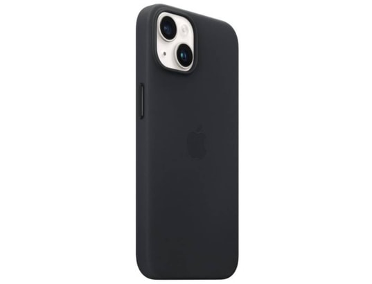 Coque cuir MagSafe iPhone 14 - Midnight