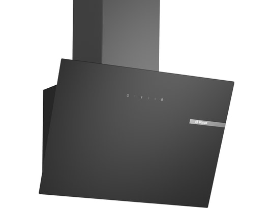 Hotte décorative inclinée 60cm 550m3/h noir - DWK65DK60 - BOSCH
