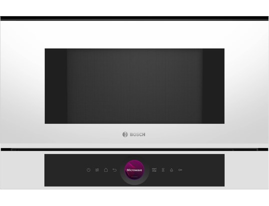 Micro-ondes Bosch BFL7221W1 - Série 8 - Encastrable - 900 W - 21 L - Blanc