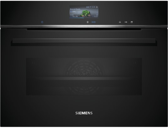 Siemens - Four intégrable combi vapeur 47l 60cm a+ hydrolyse noir CS736G1B1