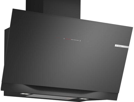 Hotte Bosch DWK91LT60 - Série 8 - Murale - 441 m³/h - 51 dB - 3 vitesses + 2 intensif - Noir
