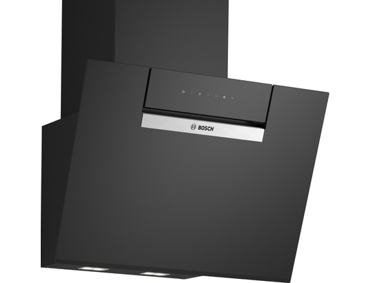 Hotte Bosch DWK67FN60 - Série 4 - Murale - 431 m³/h - 56 dB - 3 vitesses + 1 intensif - Noir