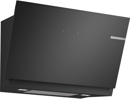 Hotte inclinée Bosch DWJ81AN60 - Série 6 - Murale - 60 dB - 3 vitesses + 1 intensif - Noir