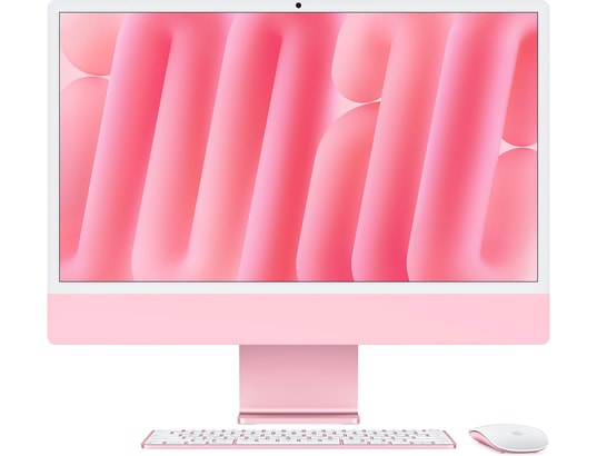 iMac M4 24' (2024) 256 Go SSD 16 Go RAM 8 cœurs Apple GPU 8 Mac OS Sonoma, Rose - Neuf