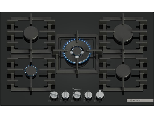 Table de cuisson gaz Bosch PPQ7A6I40 - Série 6 - 75,2 x 4,5 x 52 cm