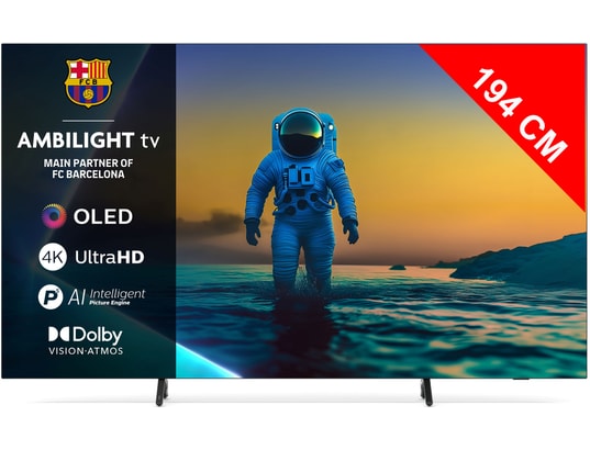 TV Philips OLED 77OLED810/12 77" 4K Ambilight Google TV Dolby Vision