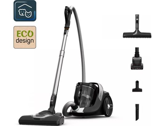 ROWENTA Aspirateur sans sac 500w 66db noir/alu - YY5669FE - 