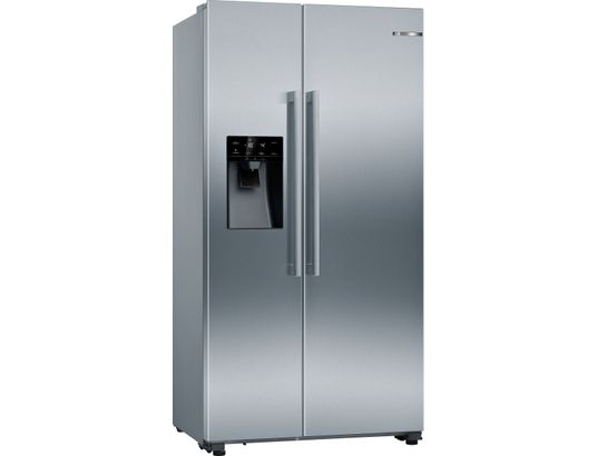 Réfrigérateur américain - BOSCH SER6 - KAD93AIDP - Machine a glaçons - Classe D - 562 L - 178,7 x 90,8 x 70,7 cm - Acier bro - Neuf