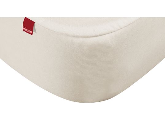 EPEDA Drap housse prot&egrave;ge matelas imperm&eacute;able 2 en 1  &eacute;cru 160x190/200