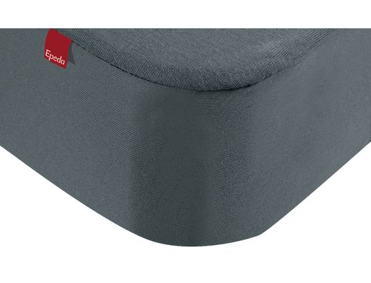 EPEDA Drap housse prot&egrave;ge matelas imperm&eacute;able 2 en 1 gris 160x190/200